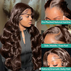 Body Wave Lace Front Human Hair Wigs - Pure Hair Gaze