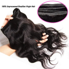 Brazilian Remy 30 Inch Water Wavy Raw Hair Bundles - Pure Hair Gaze