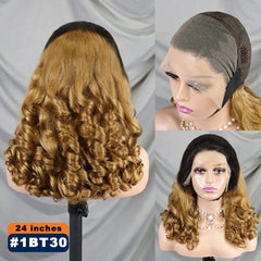 13x4 HD Transparent Loose Wave Lace Wig - Pure Hair Gaze