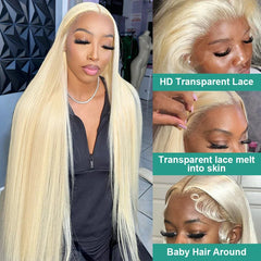 38 Inch Honey Blonde Straight Hair Wig - Pure Hair Gaze