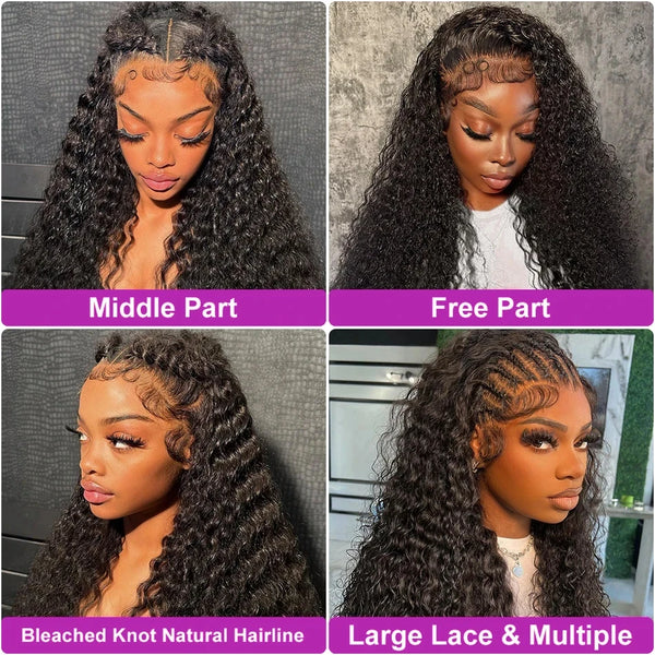 Glueless Preplucked 13x4 Lace Front  Wig