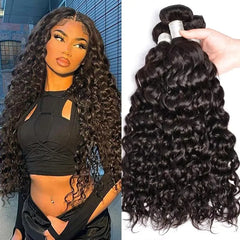 Deep Wave Brazilian Virgin Human Hair Bundles - Pure Hair Gaze