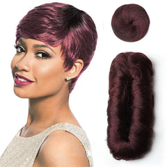 Short Ombre Human Hair Bundles With Center Closure - Pure Hair Gaze