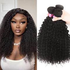 Natural Kinky Curly Remy Hair Bundles - 8"-26" 100% Human Hair Extensions - Pure Hair Gaze