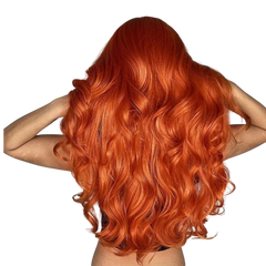 Ginger Wig - Glueless -  Human Hair With Bangs Fringe - Body Wave - Pure Hair Gaze