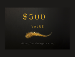 $500 Gift Card - Give the Gift of a New Hairstyle! - Pure Hair Gaze