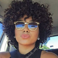 Bouncy Curly Human Hair Wig - Glueless - Pure Hair Gaze