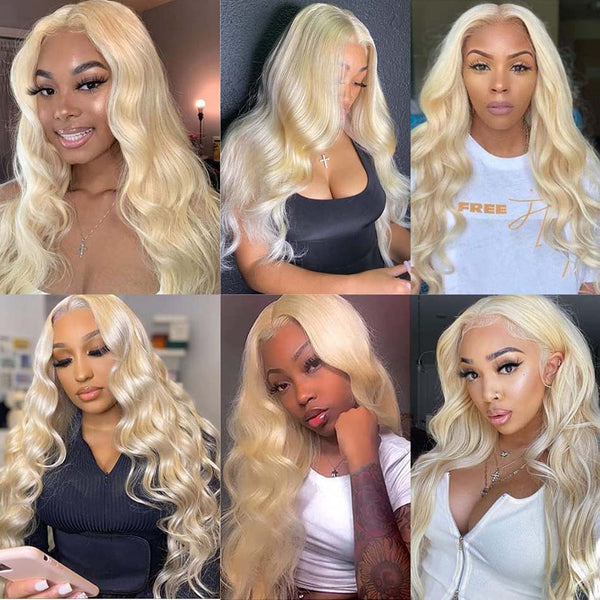 613 Blonde Lace Front Wigs Remy Brazilian Body Wave