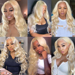 613 Blonde Lace Front Wigs Remy Brazilian Body Wave - Pure Hair Gaze