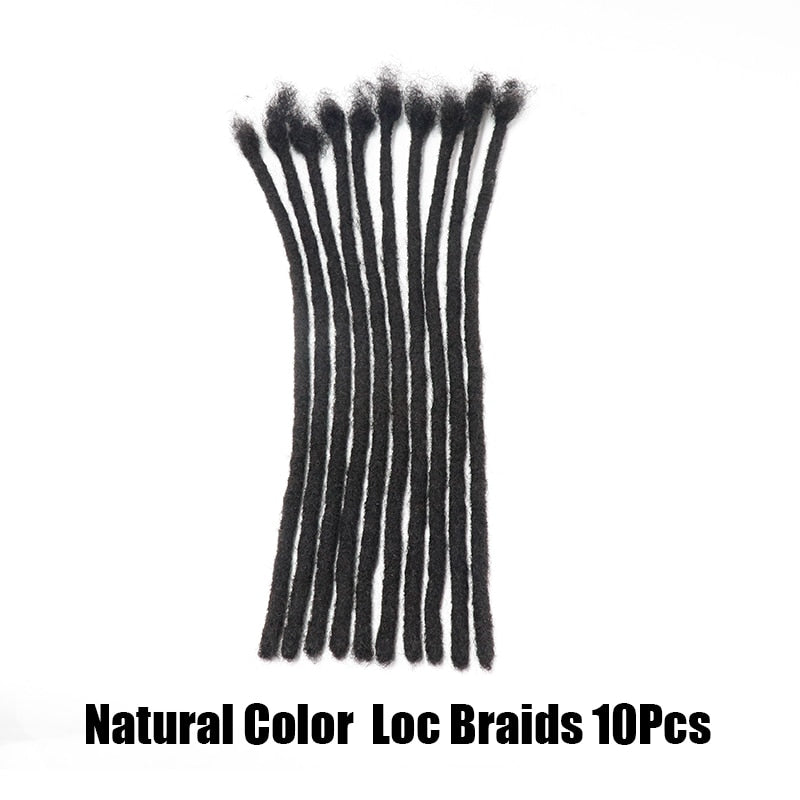 Human Braiding Hair: Afro Curly Lock Hair Extensions -Mongolian Afro Kinky Curly - Pure Hair Gaze