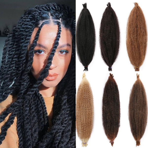 Ready-to-Use Cuban Twist Braiding Hair - Pre-Separated for Easy Crochet Styles