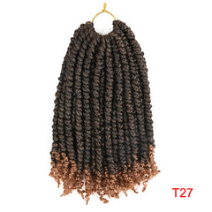 Bomb Twist Crochet Hair Synthetic -Pre Looped Crochet Braids Hair Extension - Pure Hair Gaze