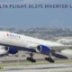 delta flight dl275 diverted lax